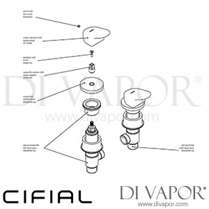 Cifial 32400SF.U Adele Mono Basin Tap Spare Parts